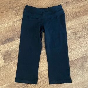 Lucy black capri yoga pants. Size XXS